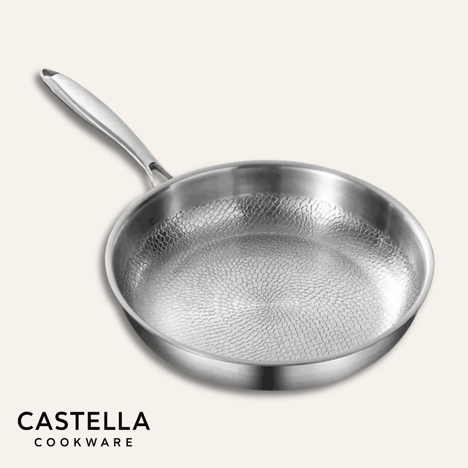 Pure Titanium Hammered Pan Set + FREE LID - Image 10